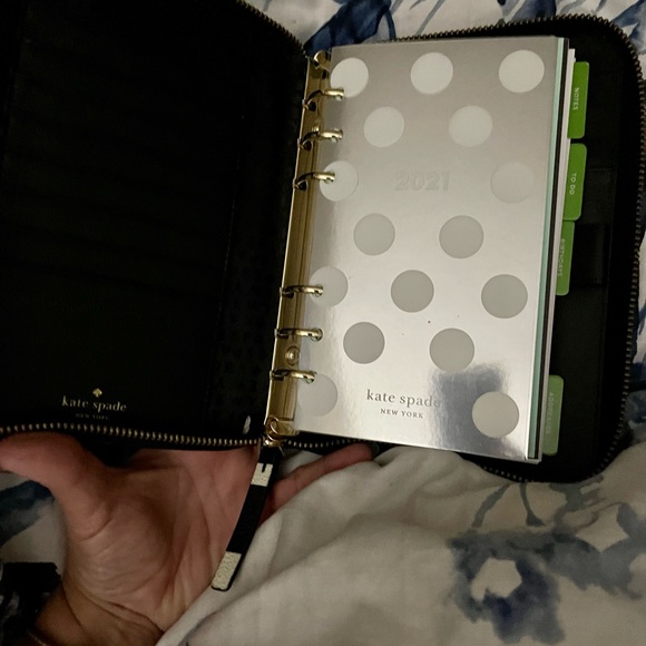 ♠️ KATE SPADE ♠️  Personal Planner Organizer Arbor Hill Bonbon Stripe 2022 - Picture 6 of 15